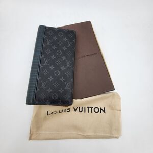 Louis Vuitton Monogram Patchwork Portefeuille Brazza Eclipse Limited, Authentic.